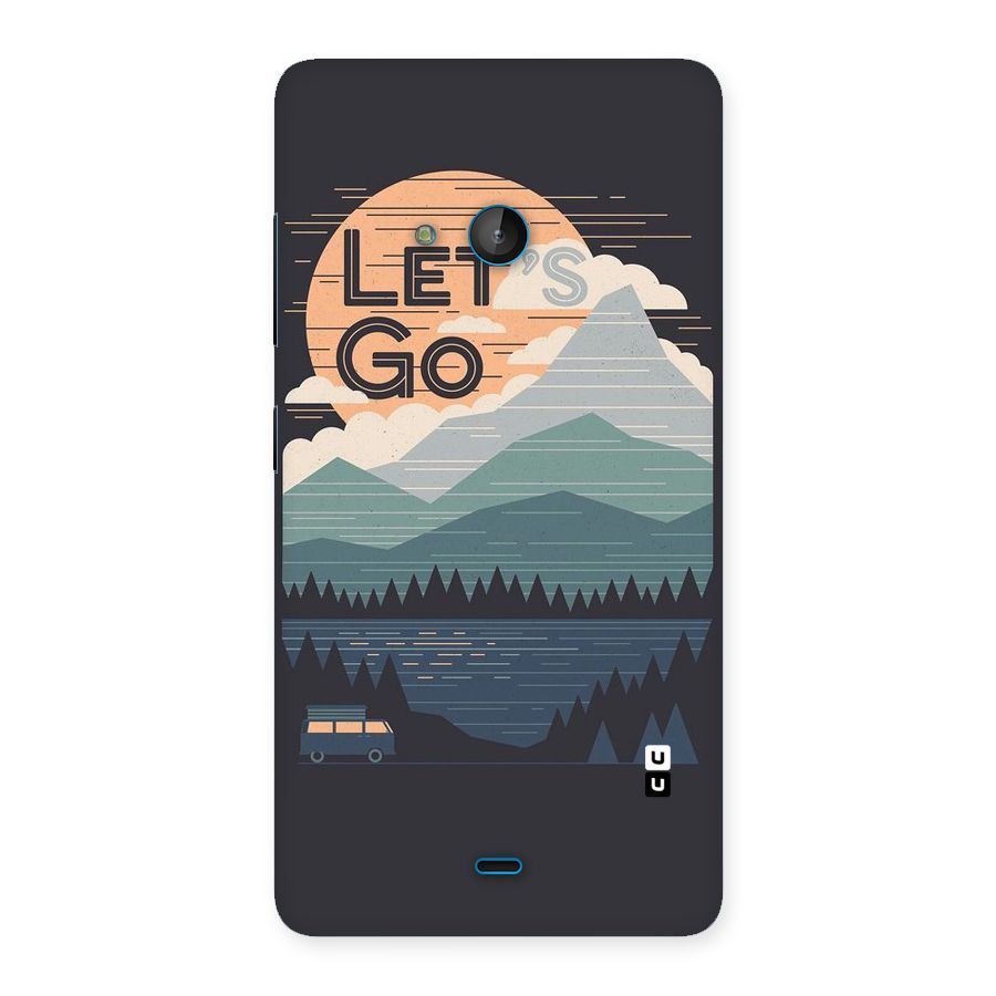 Abstract Travel Back Case for Lumia 540