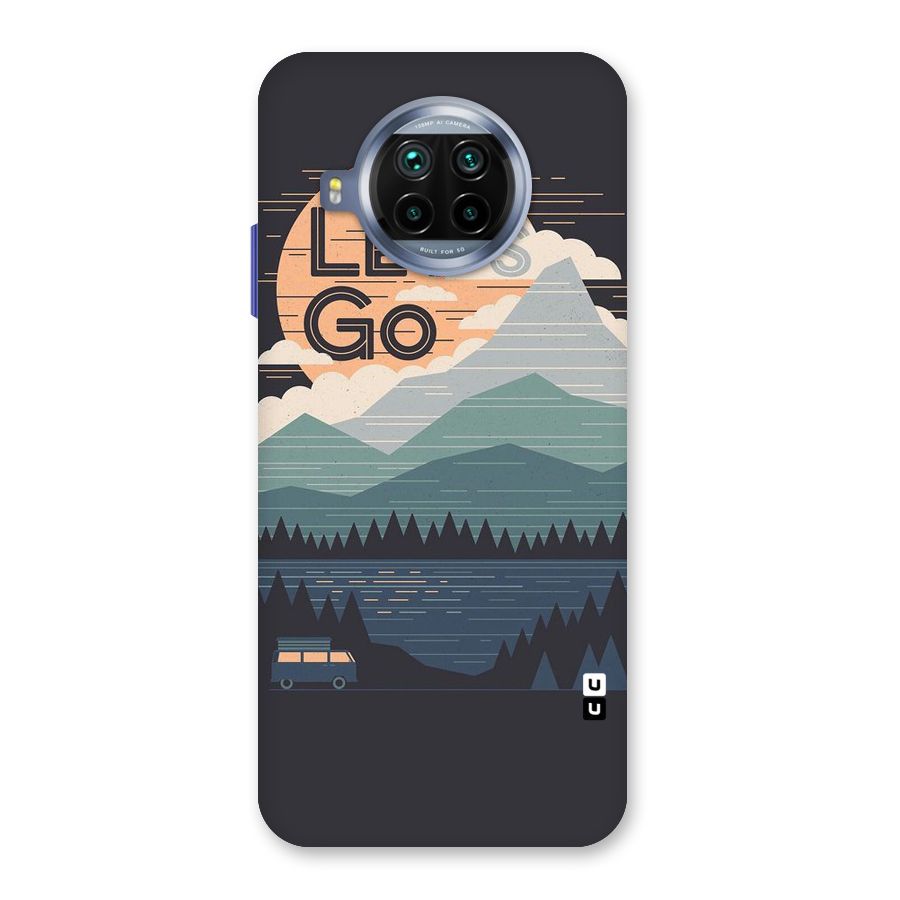 Abstract Travel Back Case for Mi 10i