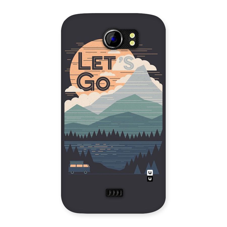 Abstract Travel Back Case for Micromax Canvas 2 A110
