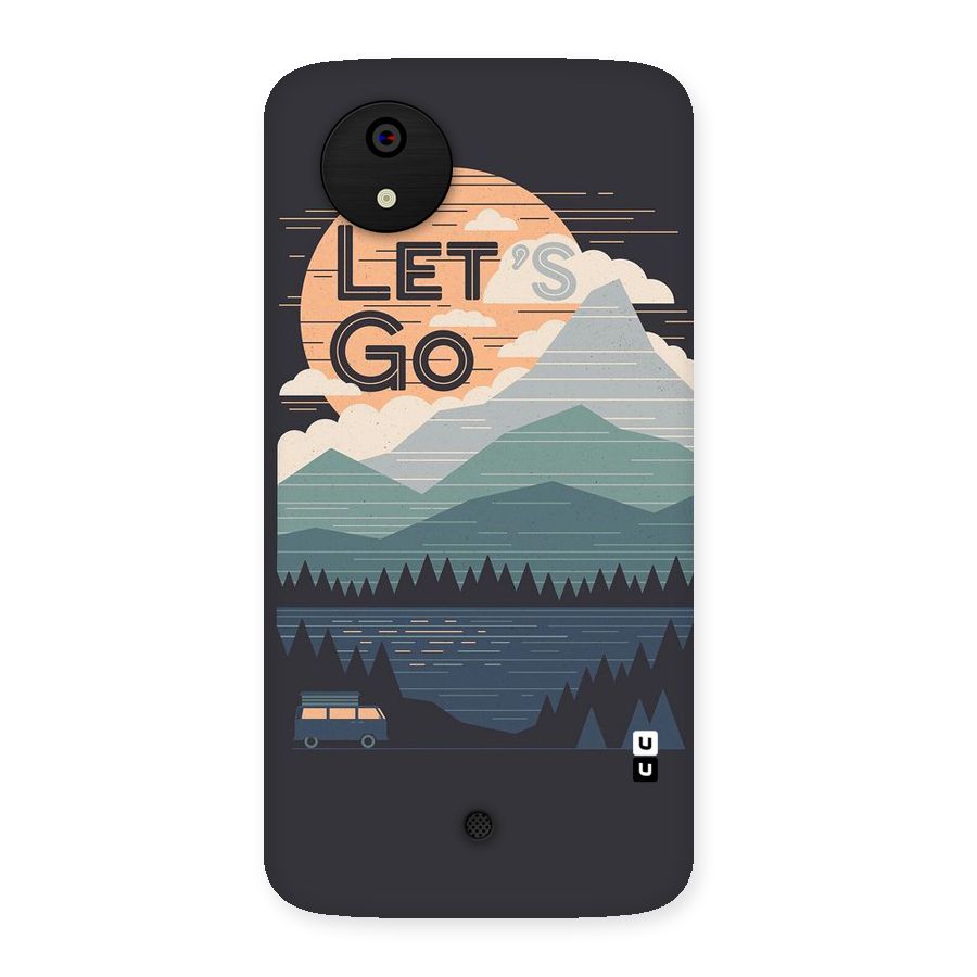 Abstract Travel Back Case for Micromax Canvas A1