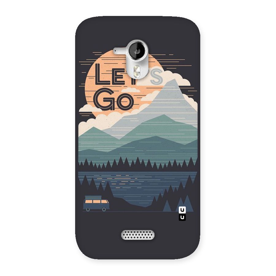 Abstract Travel Back Case for Micromax Canvas HD A116