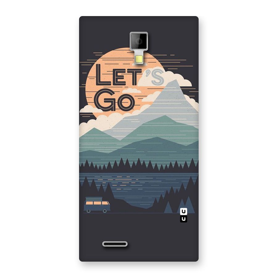 Abstract Travel Back Case for Micromax Canvas Xpress A99