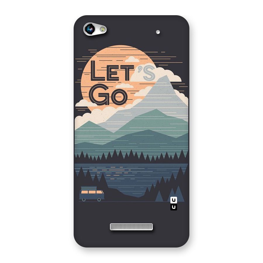Abstract Travel Back Case for Micromax Hue 2
