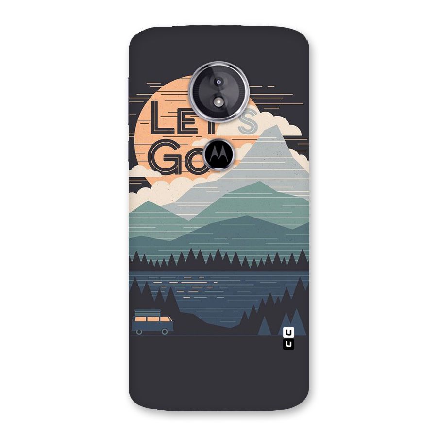 Abstract Travel Back Case for Moto E5
