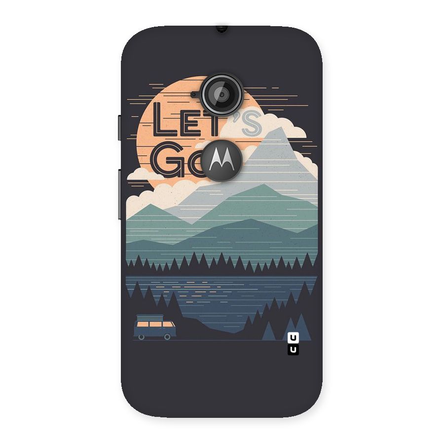 Abstract Travel Back Case for Moto E 2nd Gen
