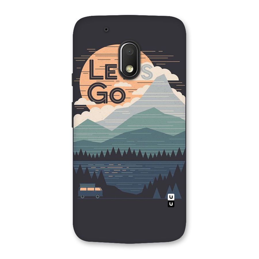 Abstract Travel Back Case for Moto G4 Play