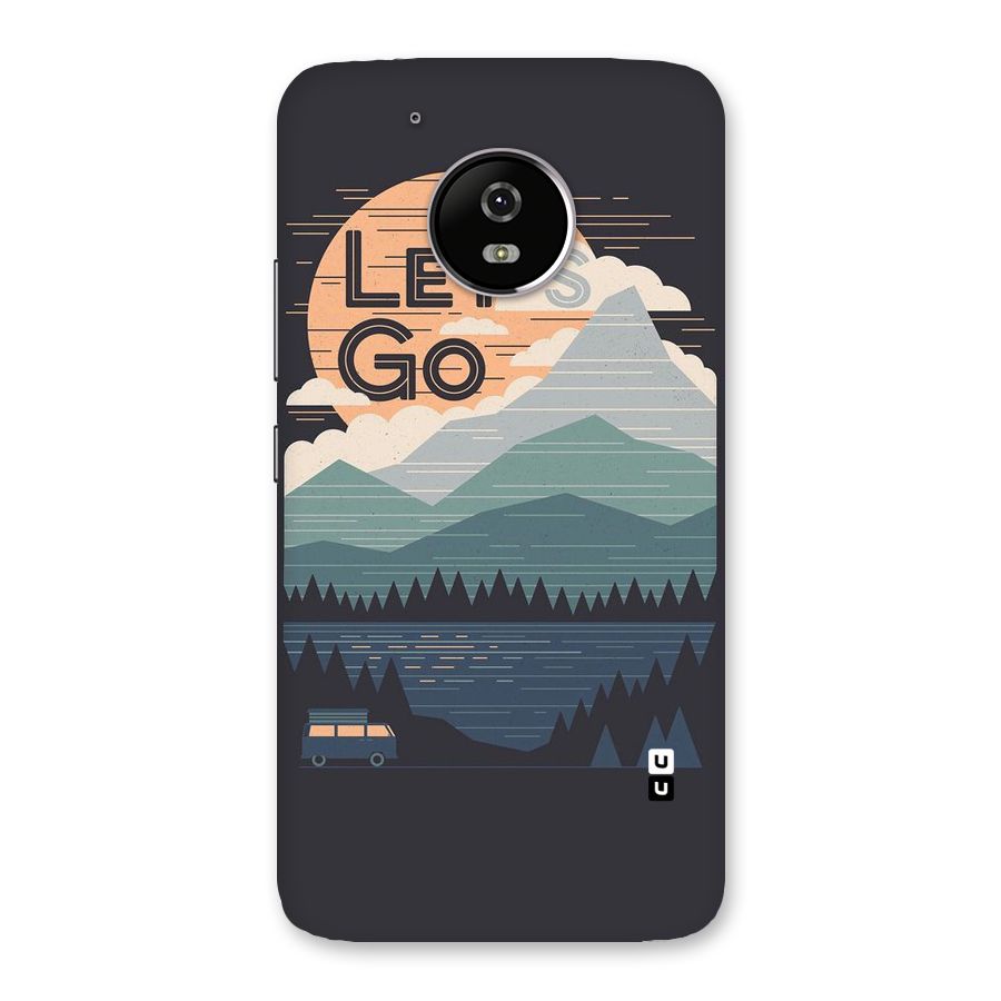 Abstract Travel Back Case for Moto G5