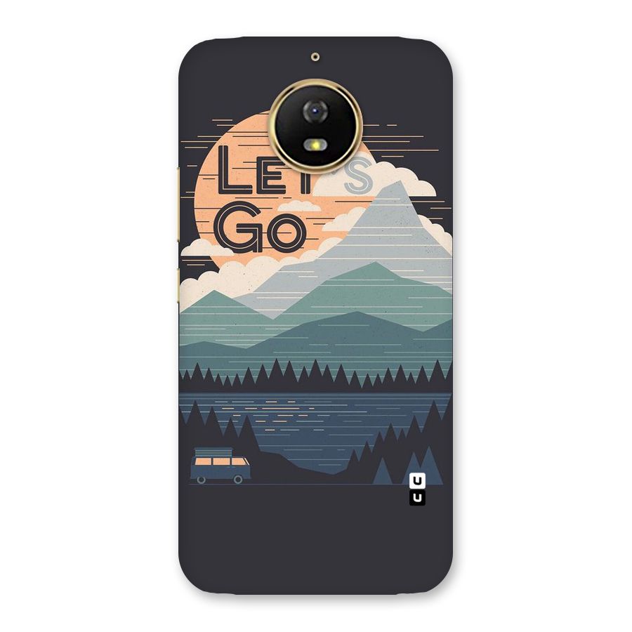 Abstract Travel Back Case for Moto G5s
