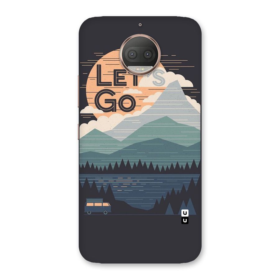 Abstract Travel Back Case for Moto G5s Plus