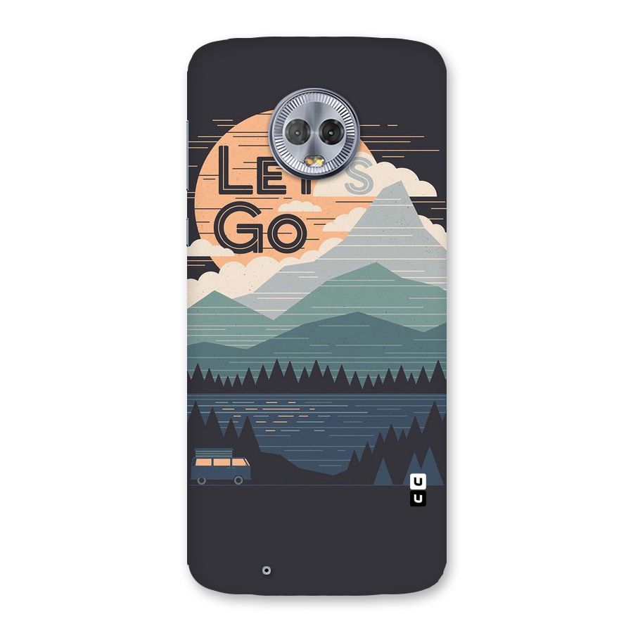 Abstract Travel Back Case for Moto G6