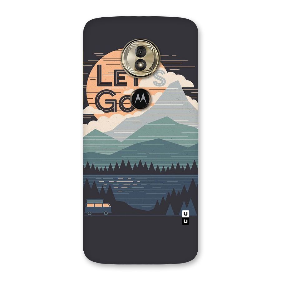 Abstract Travel Back Case for Moto G6 Play
