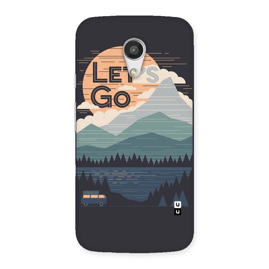 Abstract Travel Back Case for Moto G 2nd Gen