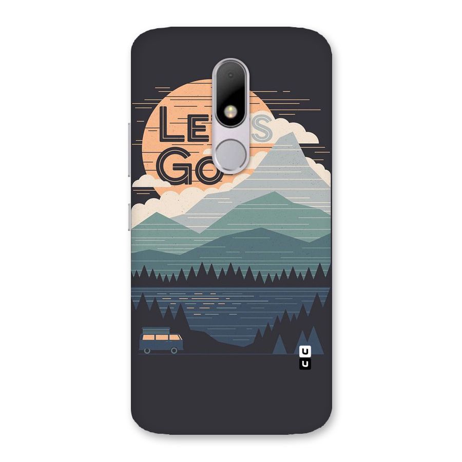 Abstract Travel Back Case for Moto M