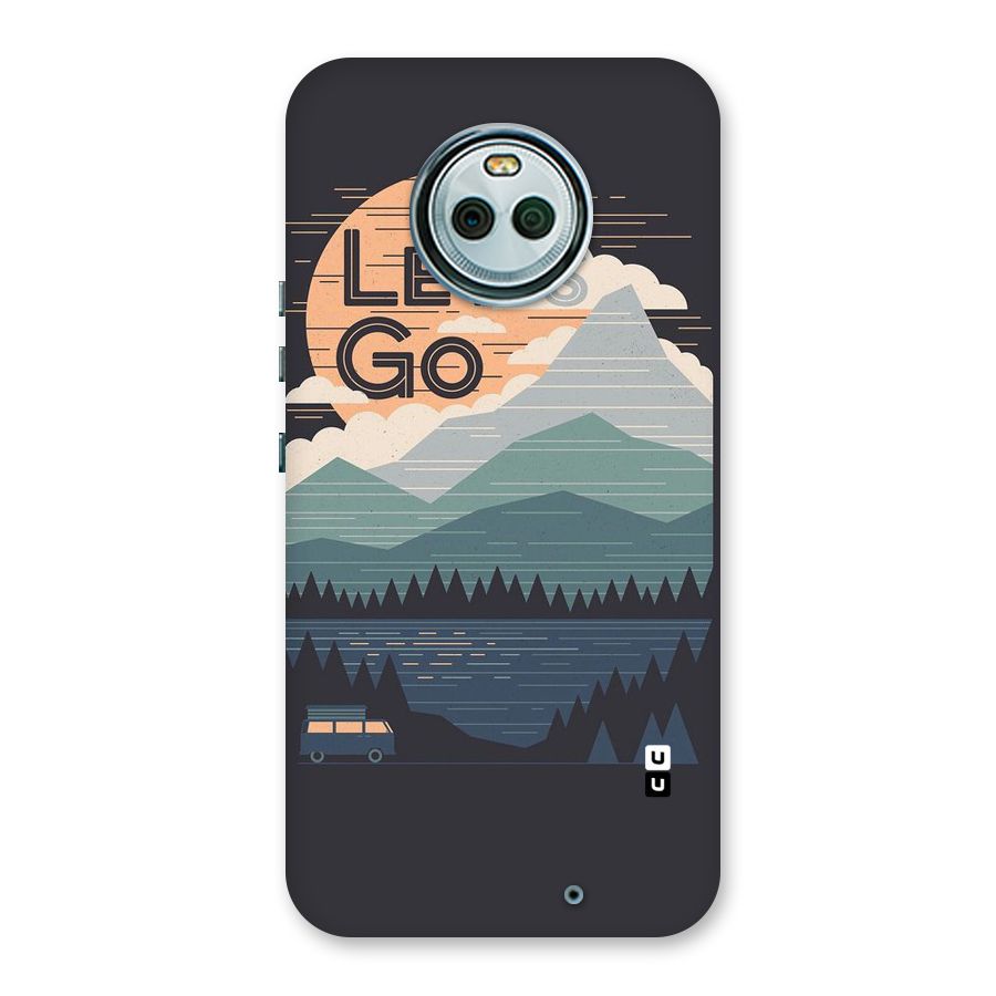 Abstract Travel Back Case for Moto X4