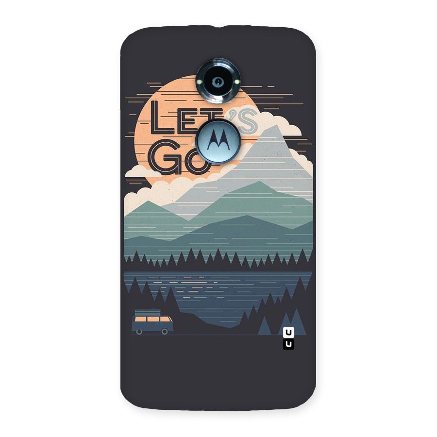 Abstract Travel Back Case for Moto X 2nd Gen