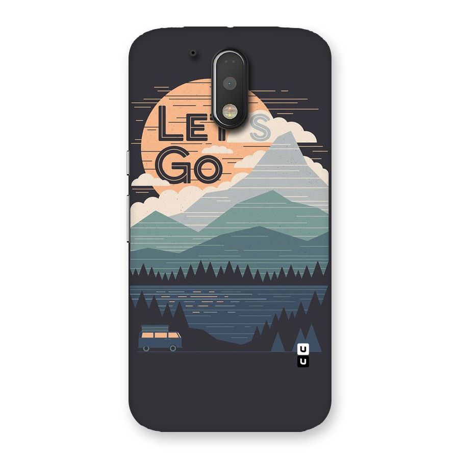 Abstract Travel Back Case for Motorola Moto G4 Plus