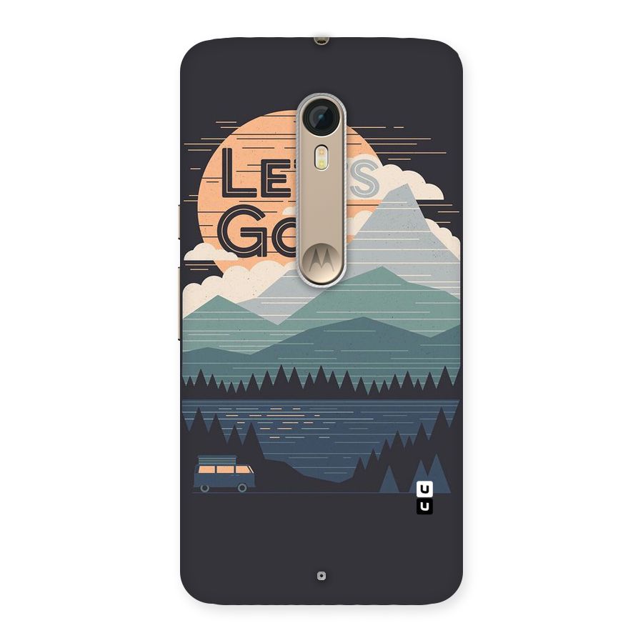 Abstract Travel Back Case for Motorola Moto X Style