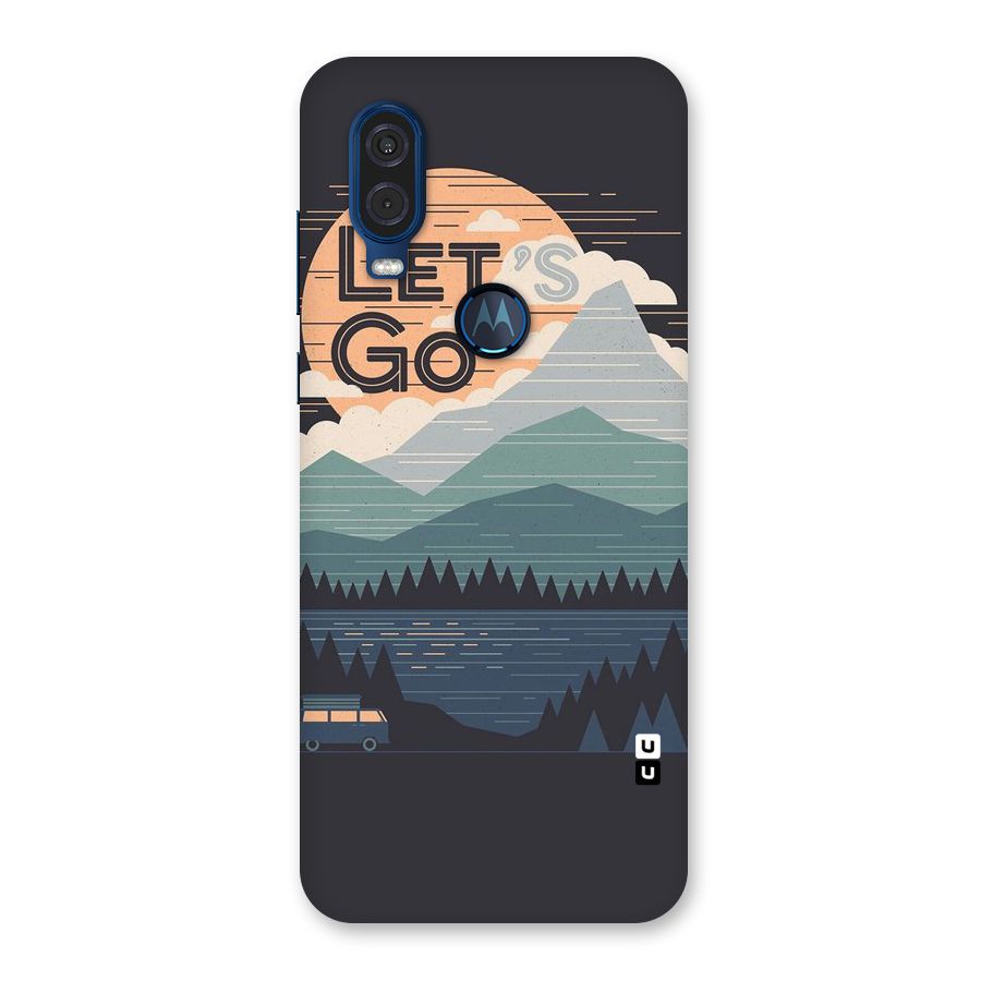 Abstract Travel Back Case for Motorola One Vision