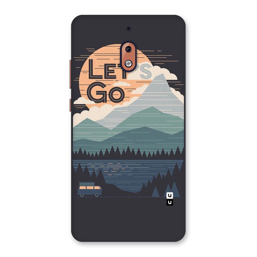 Abstract Travel Back Case for Nokia 2.1