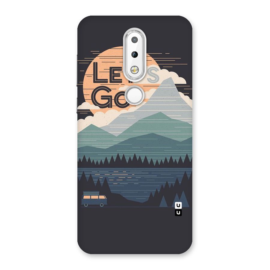 Abstract Travel Back Case for Nokia 6.1 Plus