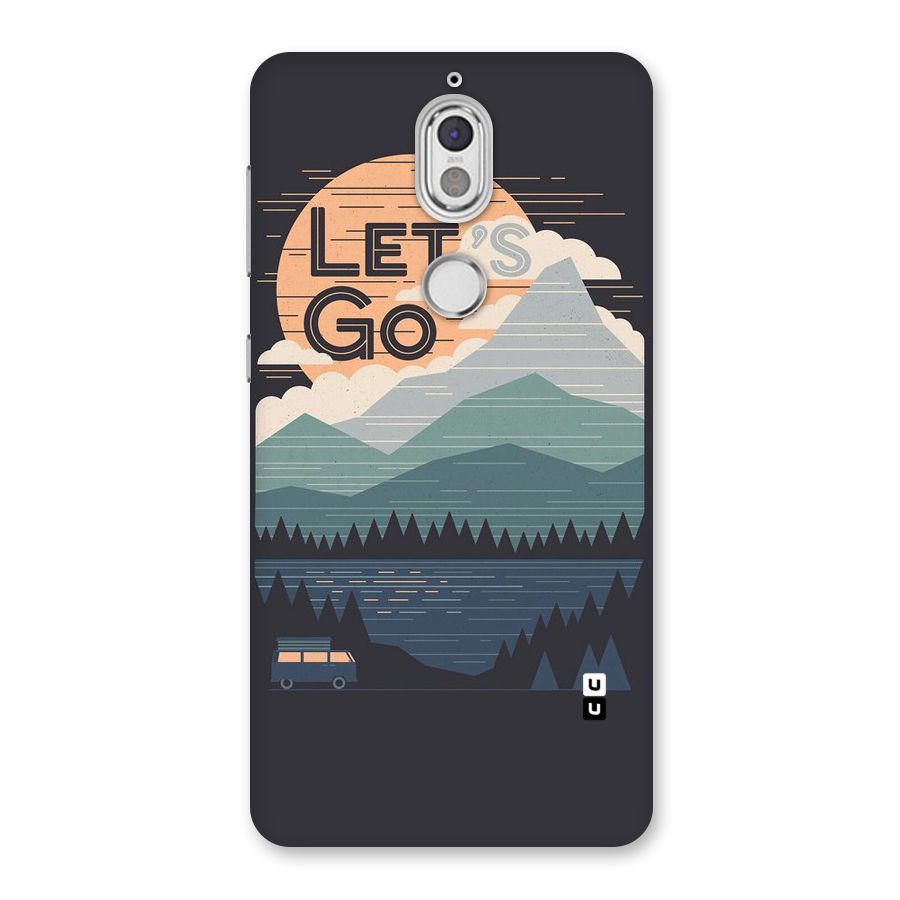 Abstract Travel Back Case for Nokia 7