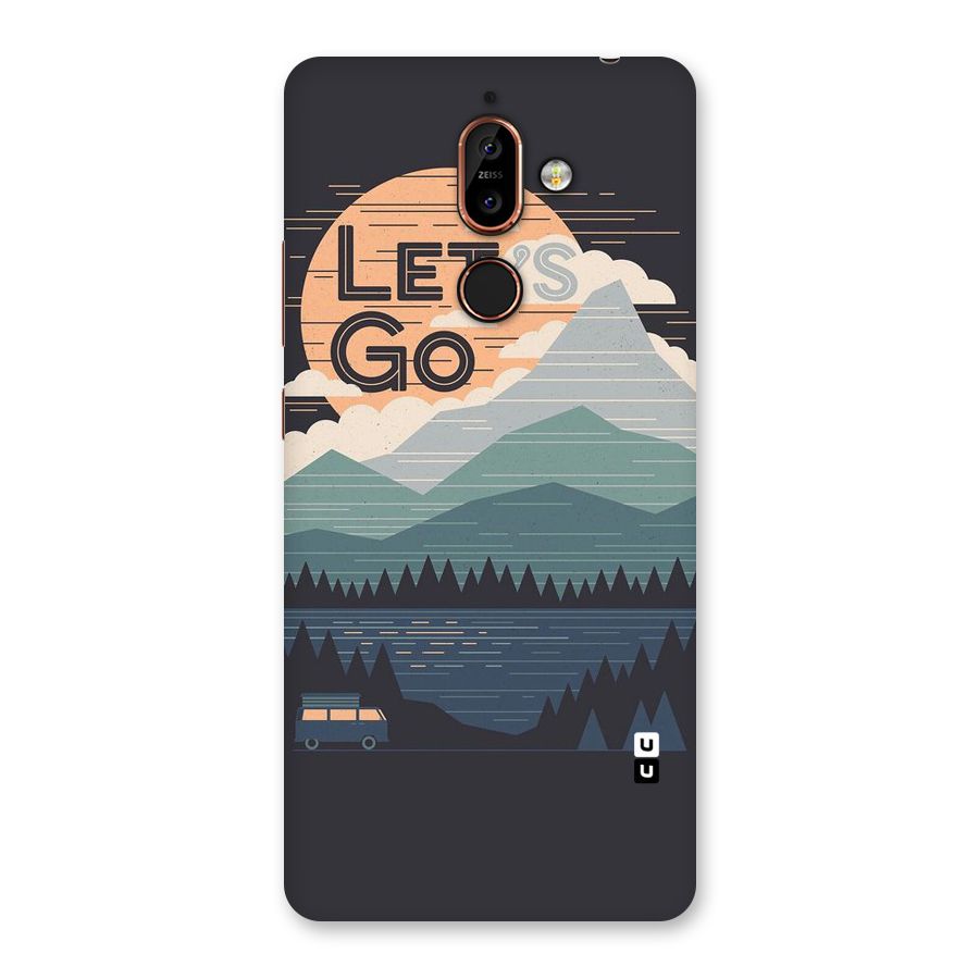 Abstract Travel Back Case for Nokia 7 Plus
