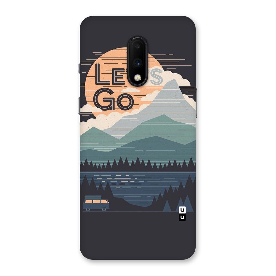 Abstract Travel Back Case for OnePlus 7