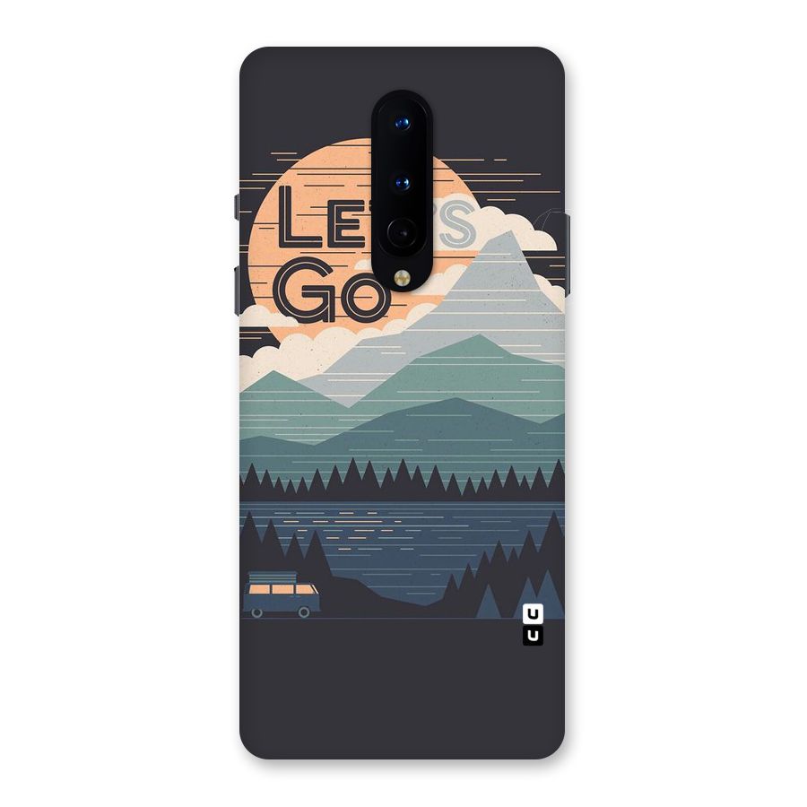 Abstract Travel Back Case for OnePlus 8