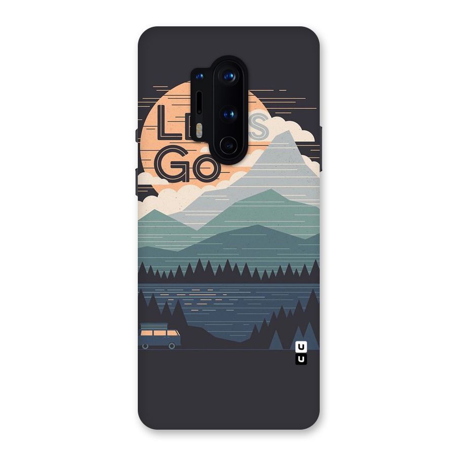 Abstract Travel Back Case for OnePlus 8 Pro