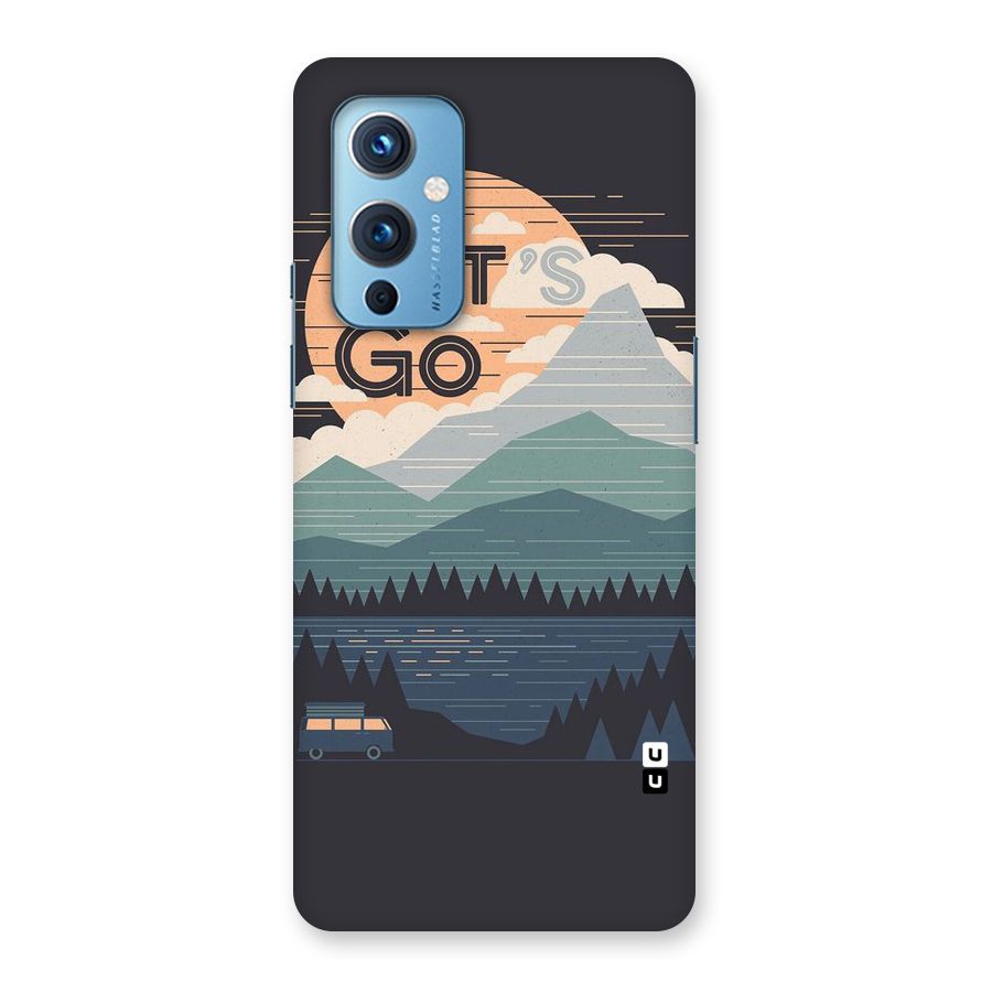 Abstract Travel Back Case for OnePlus 9