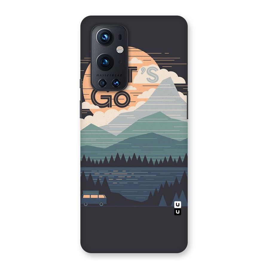 Abstract Travel Back Case for OnePlus 9 Pro