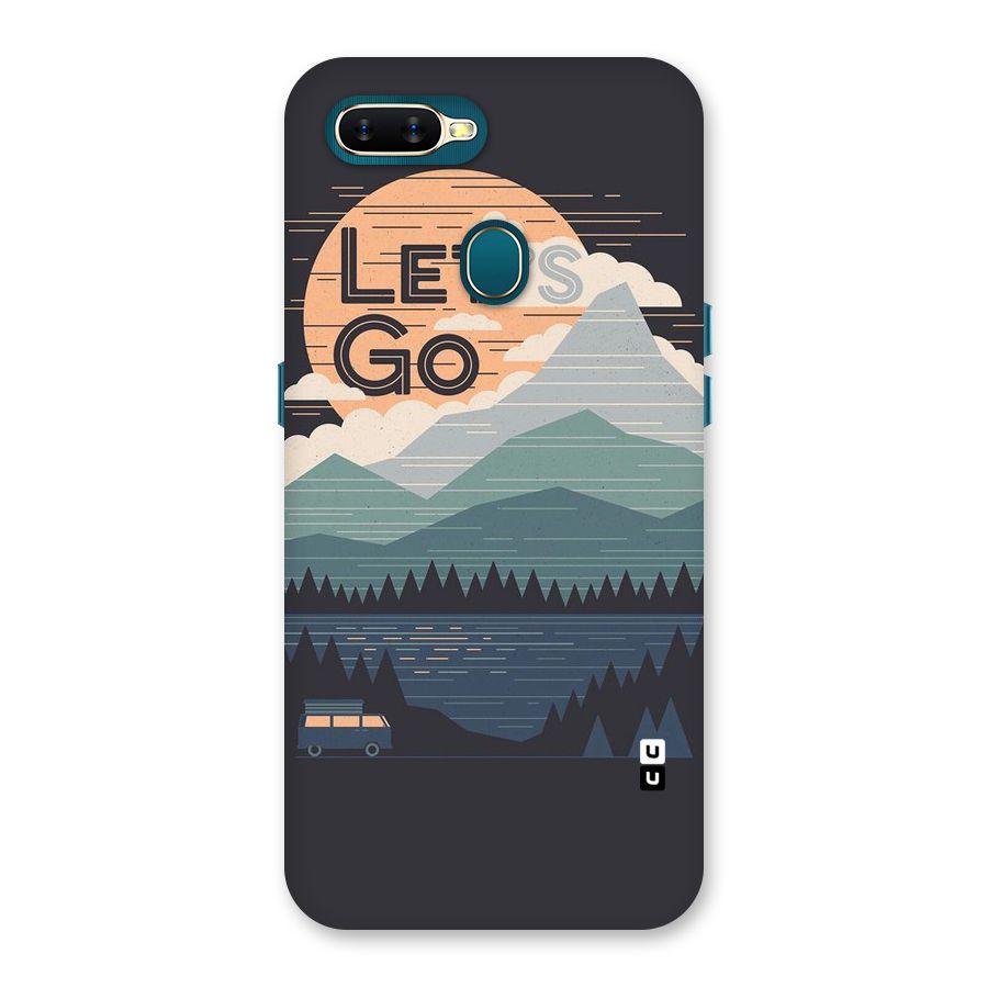 Abstract Travel Back Case for Oppo A11k