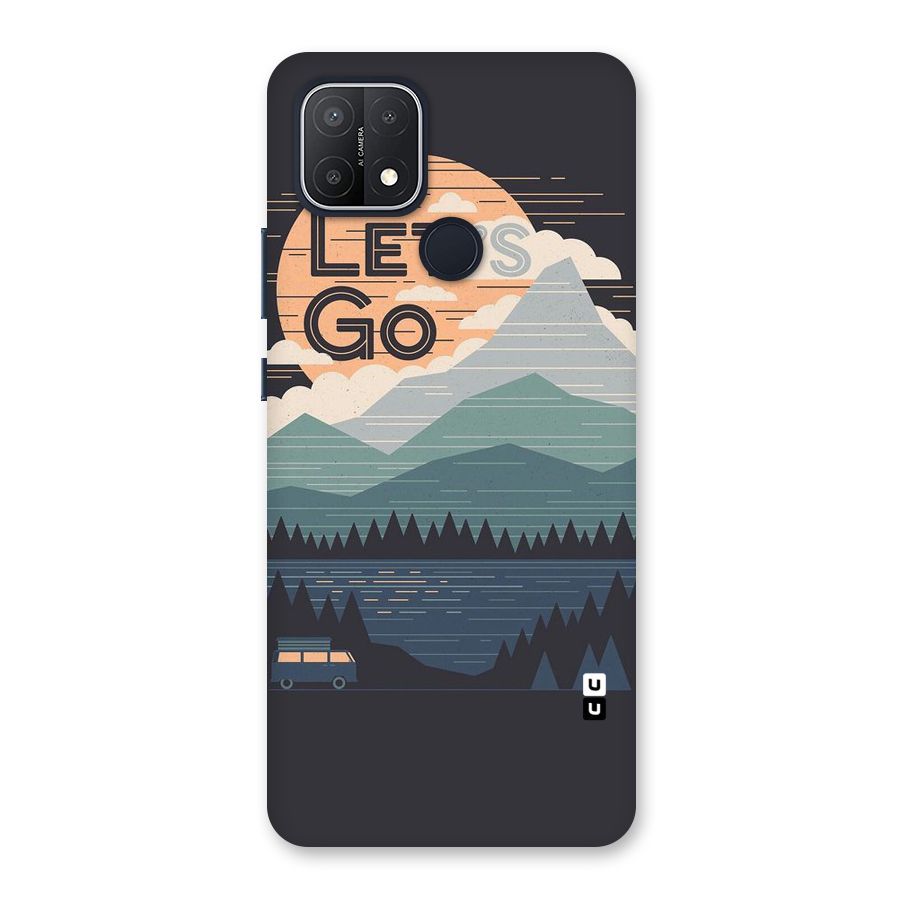 Abstract Travel Back Case for Oppo A15s