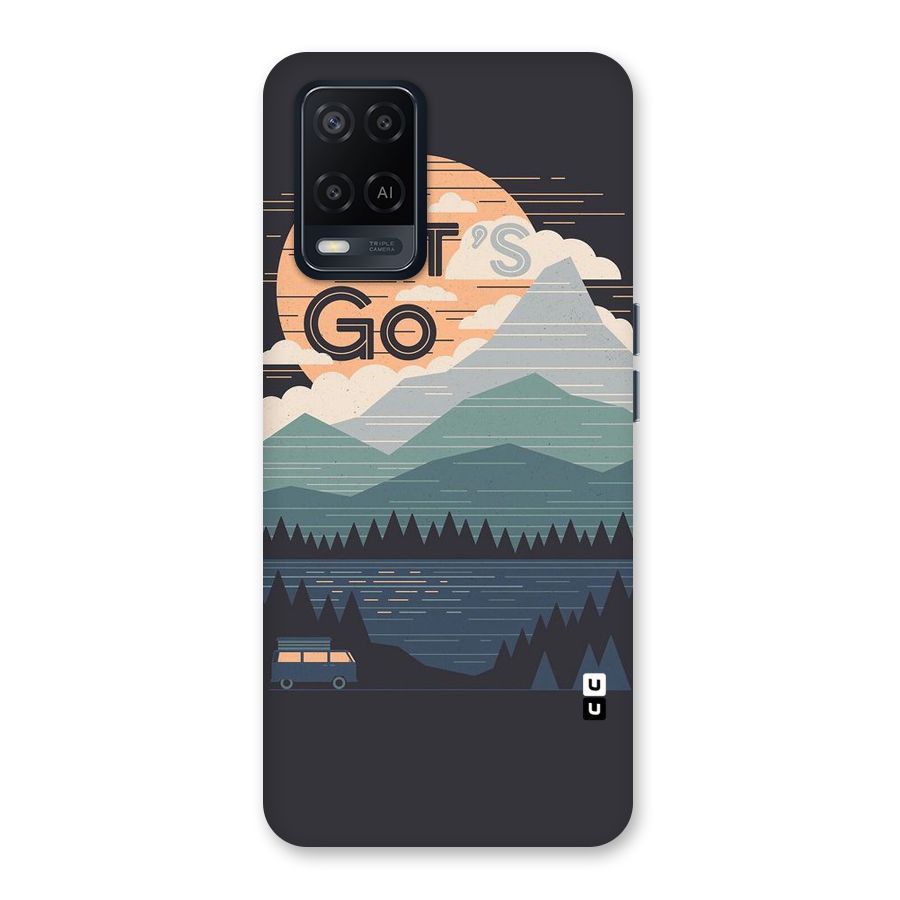 Abstract Travel Back Case for Oppo A54