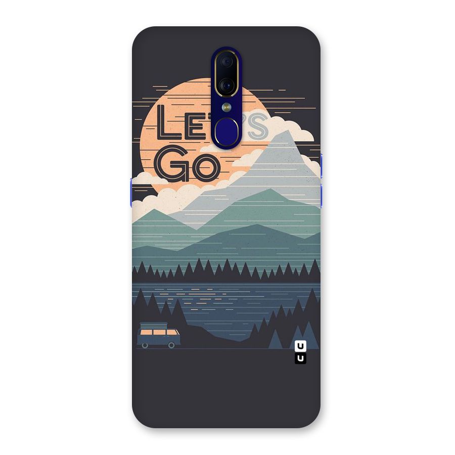 Abstract Travel Back Case for Oppo F11