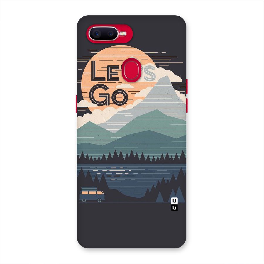 Abstract Travel Back Case for Oppo F9 Pro