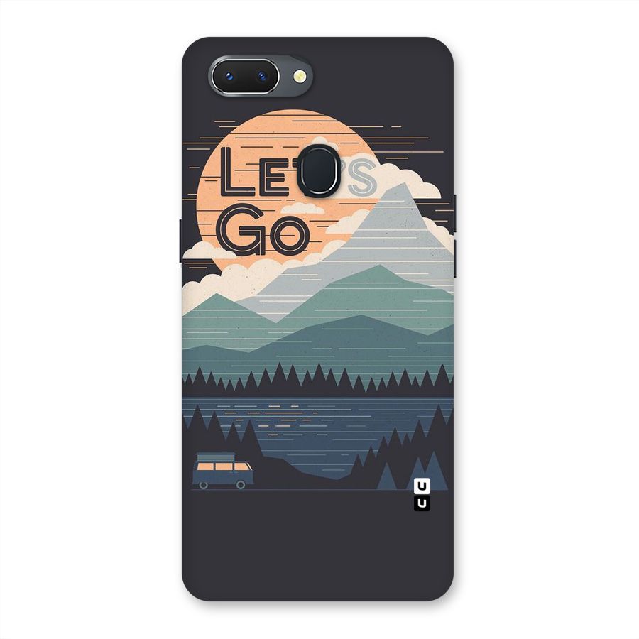 Abstract Travel Back Case for Oppo Realme 2