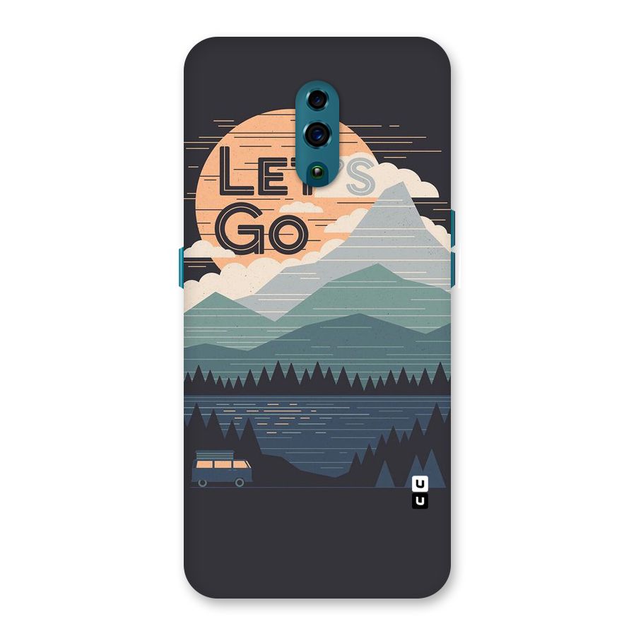 Abstract Travel Back Case for Oppo Reno