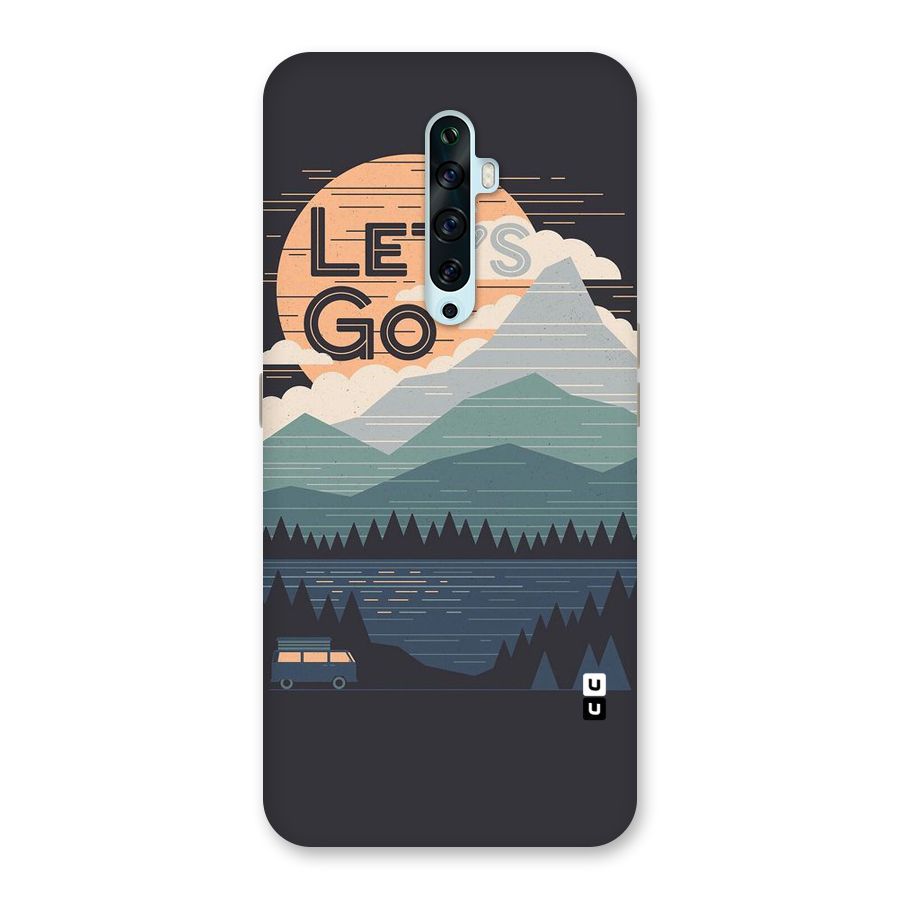 Abstract Travel Back Case for Oppo Reno2 F