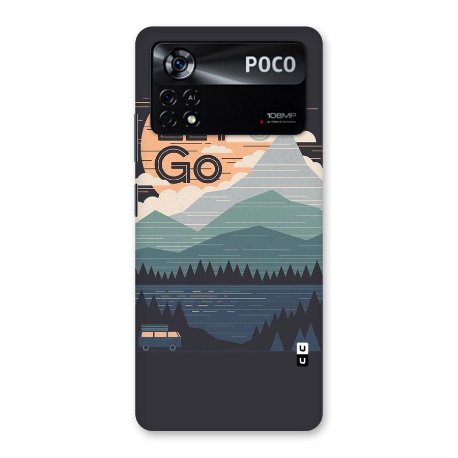 Abstract Travel Back Case for Poco X4 Pro 5G