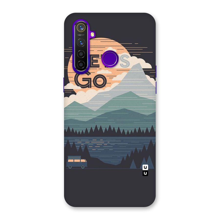 Abstract Travel Back Case for Realme 5 Pro