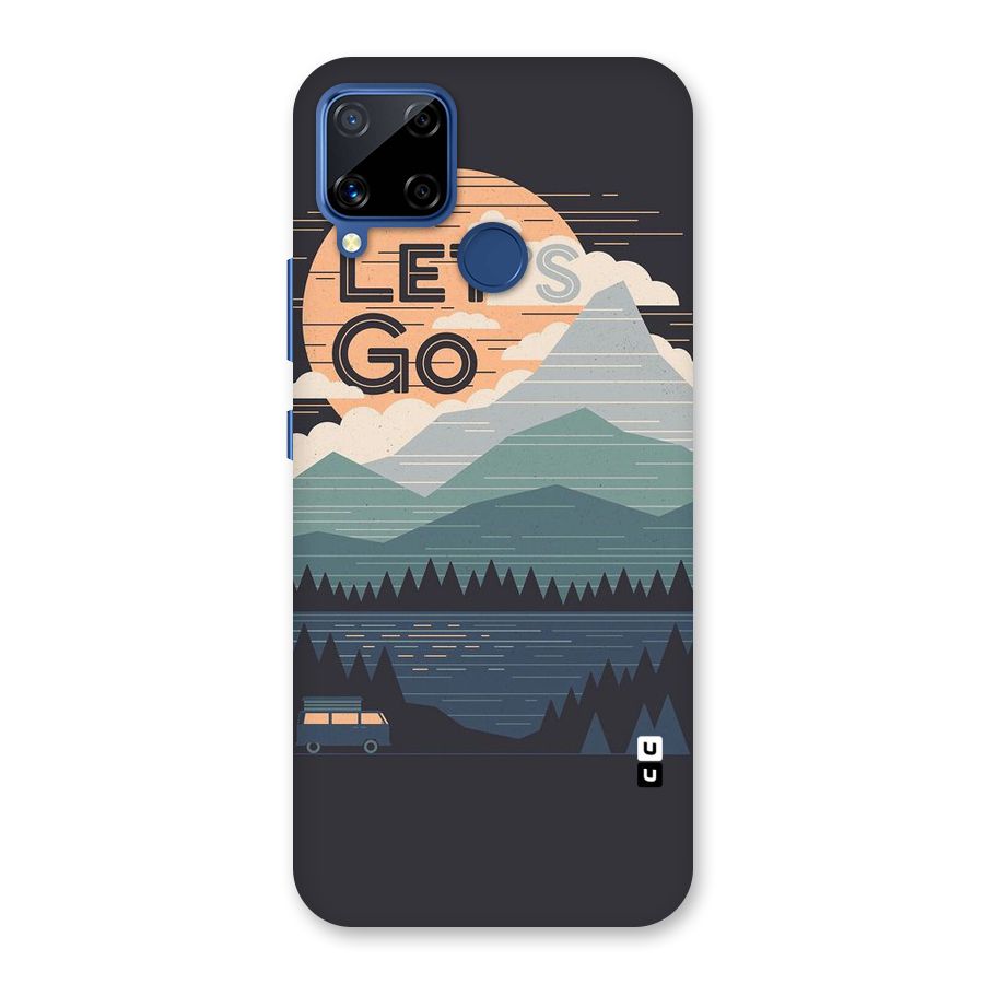 Abstract Travel Back Case for Realme C15