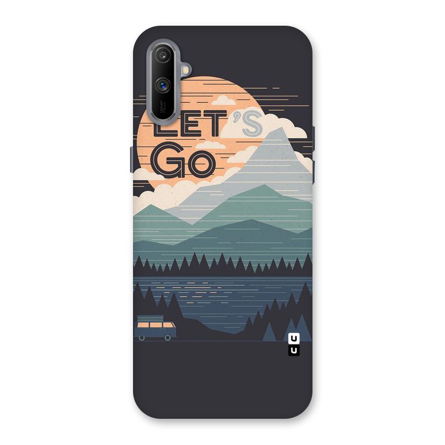 Abstract Travel Back Case for Realme C3