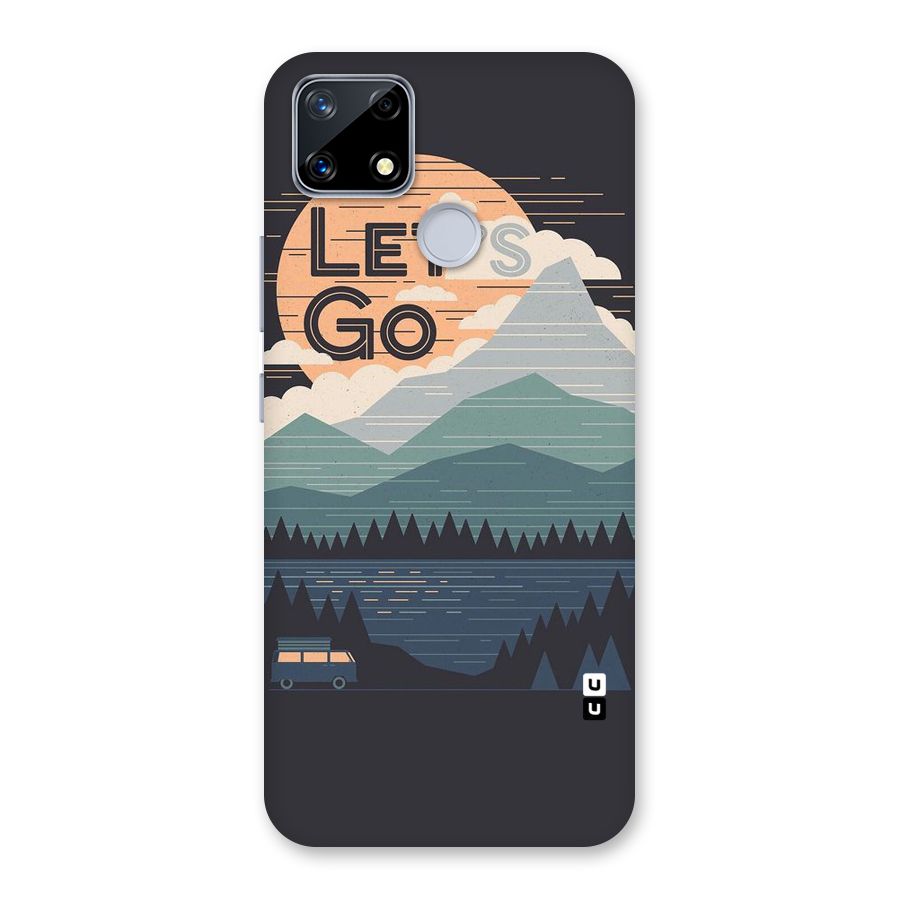 Abstract Travel Back Case for Realme Narzo 20
