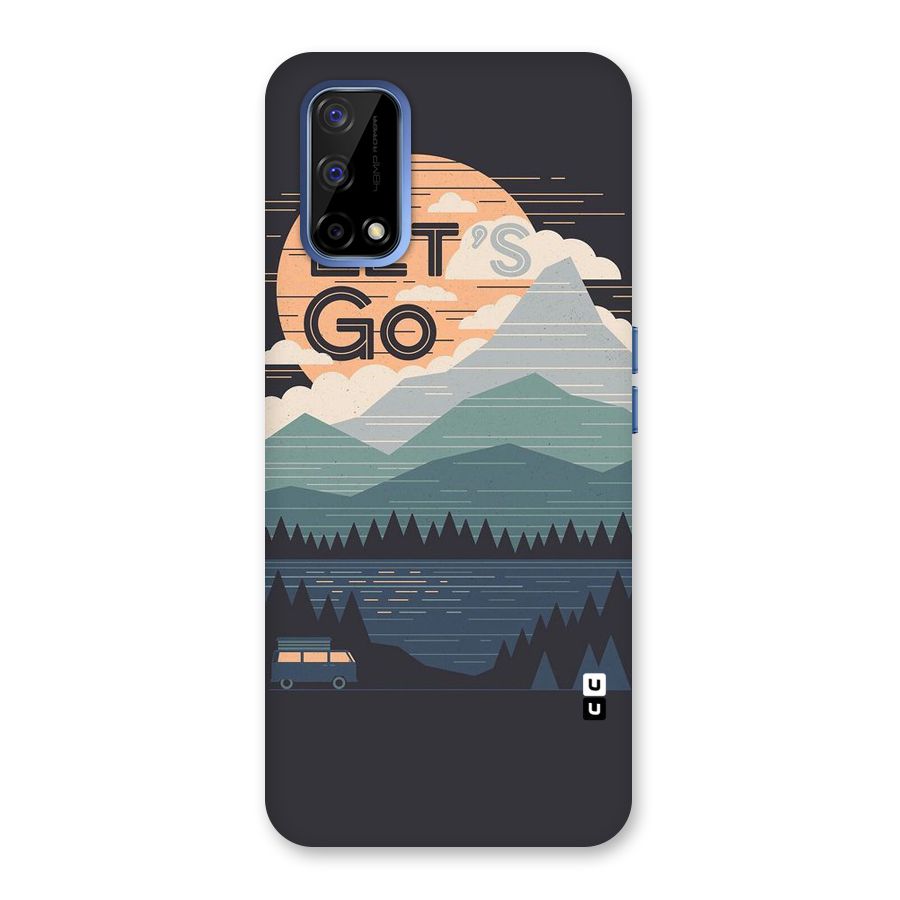 Abstract Travel Back Case for Realme Narzo 30 Pro