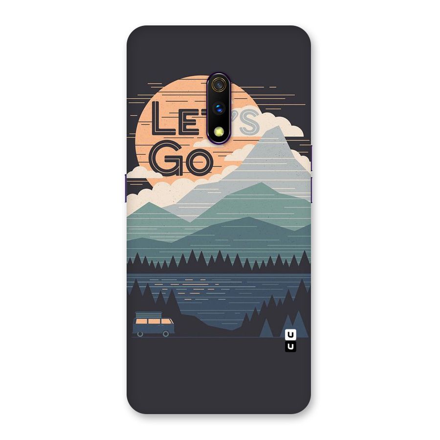 Abstract Travel Back Case for Realme X