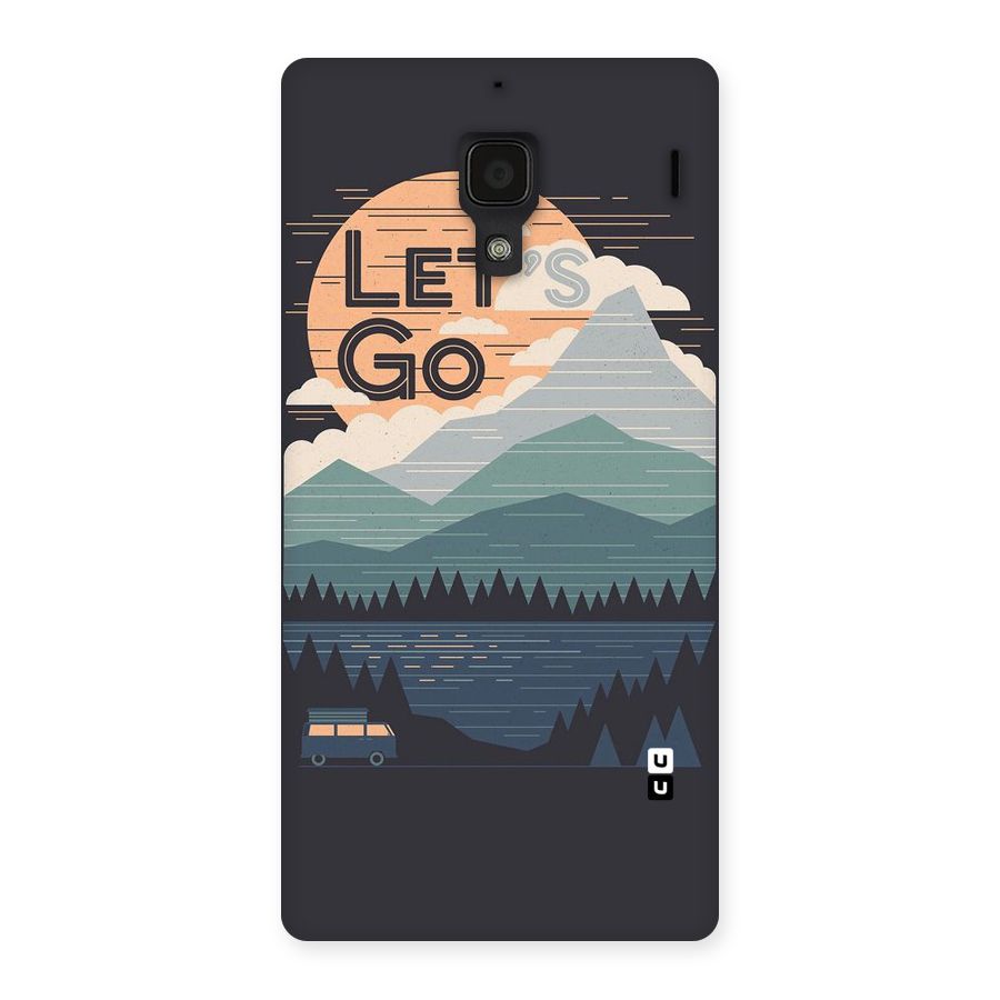 Abstract Travel Back Case for Redmi 1S