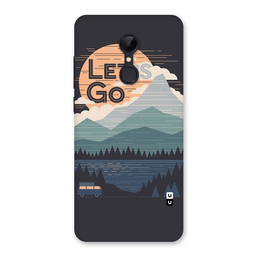 Abstract Travel Back Case for Redmi 5