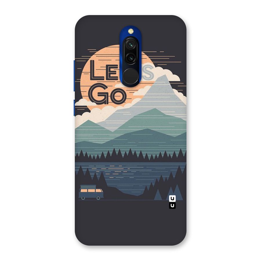 Abstract Travel Back Case for Redmi 8