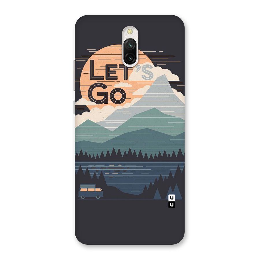 Abstract Travel Back Case for Redmi 8A Dual